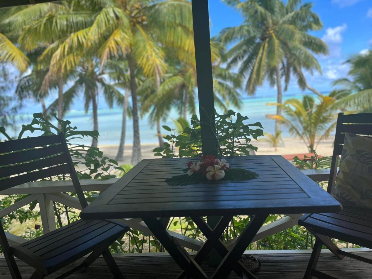 Paparei Beachfront Bungalows, Aitutaki Арутанга Экстерьер фото